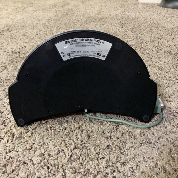 Microsoft SideWinder 3D Pro Joystick Controller PC Used Not Tested - Picture 9 of 10